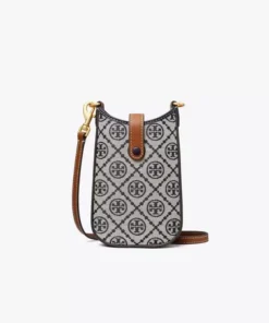 Tory Burch T Monogram Phone Crossbody In Tory Navy