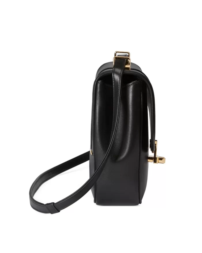 Gucci Equestrian Inspired Shoulder Bag In Black - Image 5