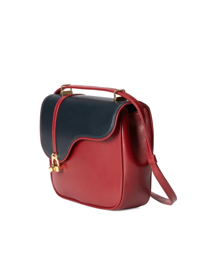 Gucci Equestrian Inspired Shoulder Bag In Red - Image 2