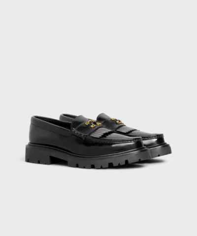 Alternative view of Celine Margaret Loafer With Triomphe Frame In Black