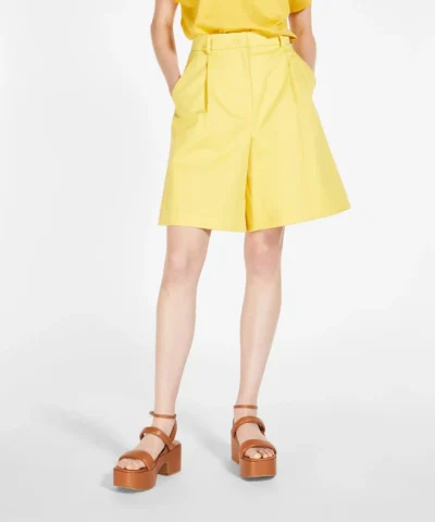 Alternative view of Weekend Max Mara Cotton and Linen Bermuda Shorts