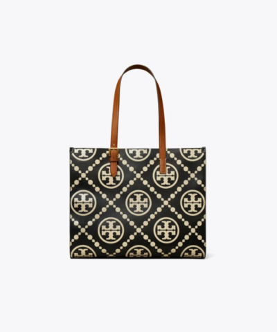 Tory Burch T Monogram Contrast Embossed Tote