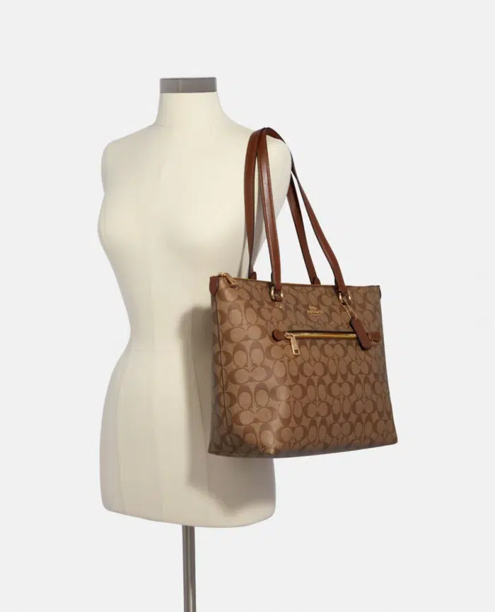 Coach Gallery Tote In Signature Canvas - Image 3