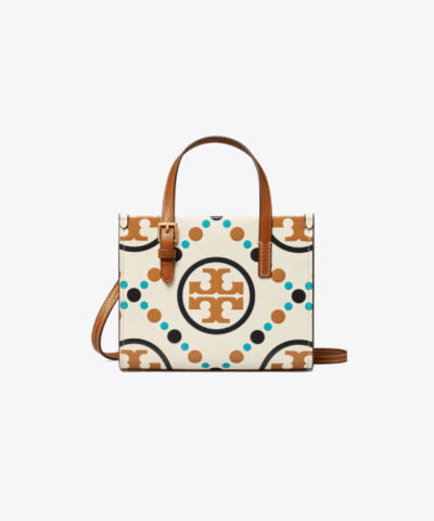 Alternative view of Tory Burch Mini T Monogram Contrast Embossed Square Tote