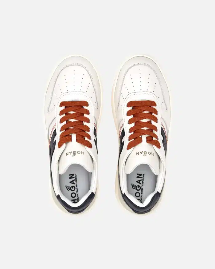 Hogan Sneakers Hogan H630 White Blue Orange - Image 5