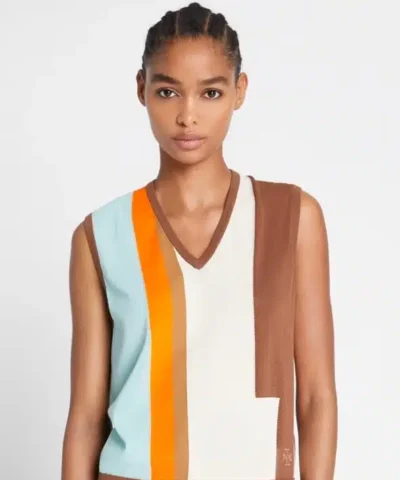 Tory Burch Colorblock Sweater Vest