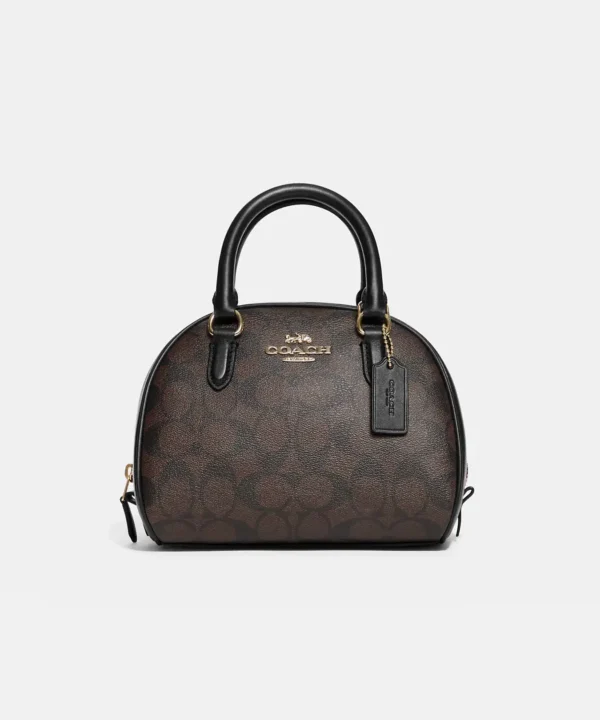 Coach Sydney Satchel In Signature Canvas