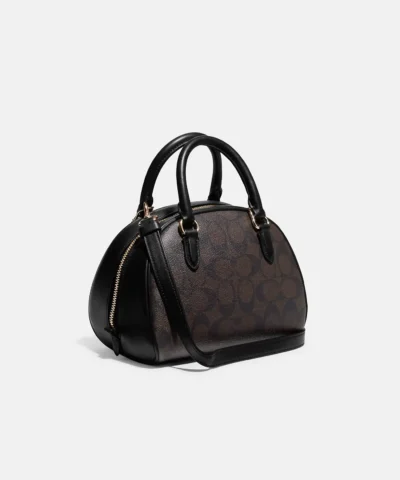 Alternative view of Coach Sydney Satchel In Signature Canvas