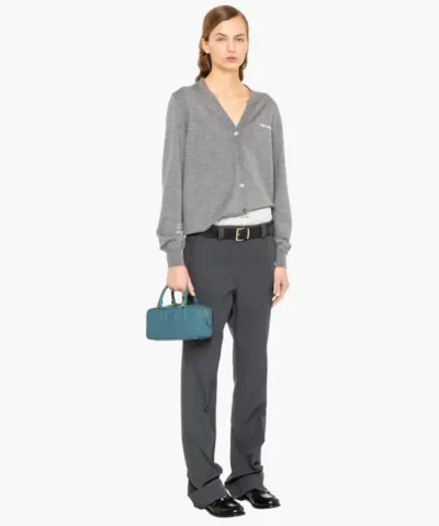 Alternative view of Miu Miu Marina Blue Leather top-handle bag