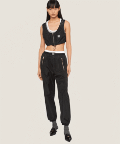 Miu Miu Technical Silk Top