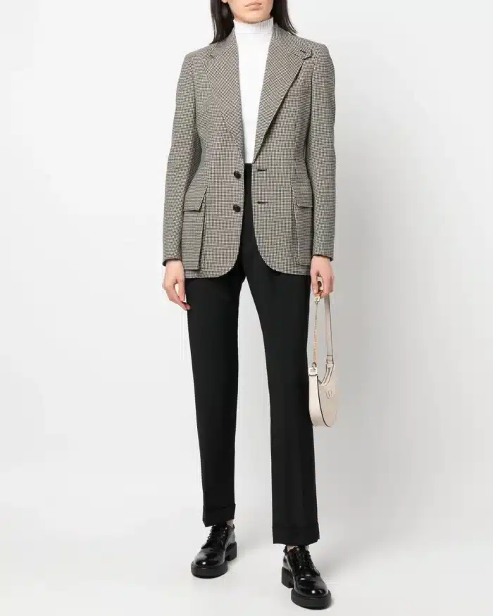 Ralph Lauren Collection Preston Elbow-Patch Detail Blazer - Image 2