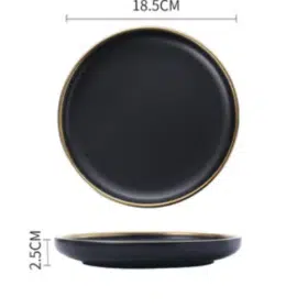 7 inch black plate