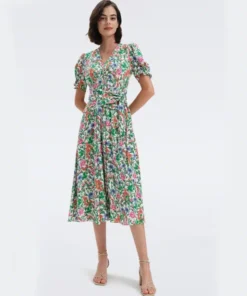 DVF Sammie Faux-Wrap Dress