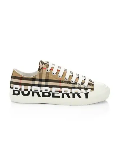 Burberry Larkhall Vintage Check Canvas Sneakers