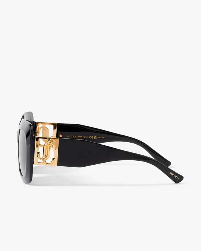 Jimmy Choo Gayas Square Acetate Sunglasses - Image 3