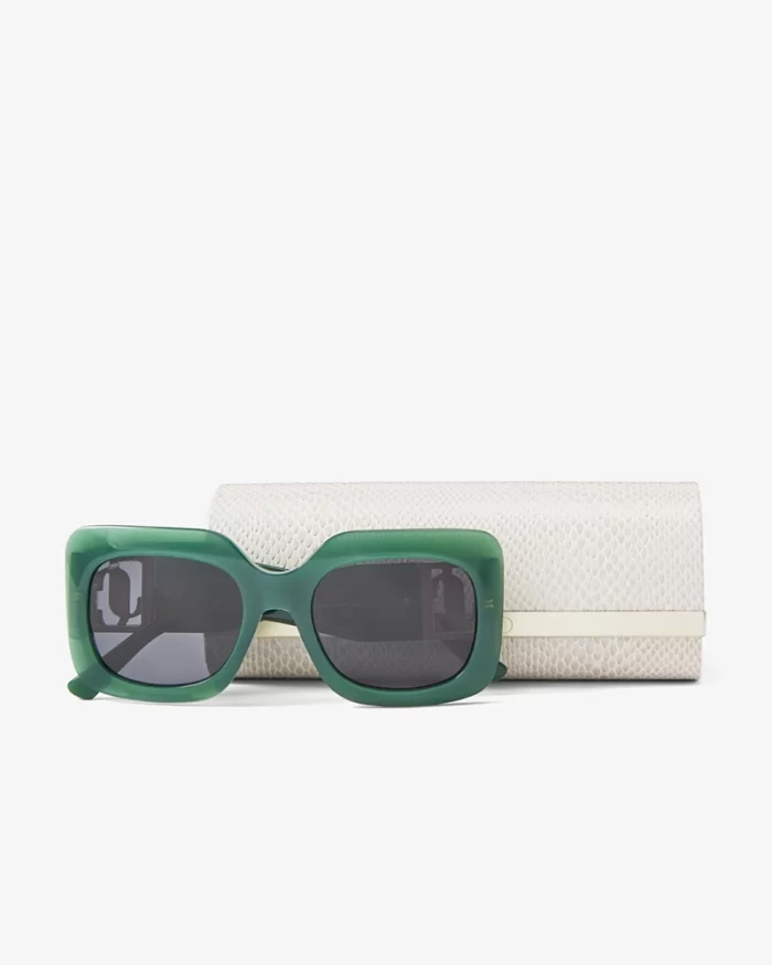 Jimmy Choo Gayas Square Acetate Sunglasses - Image 8