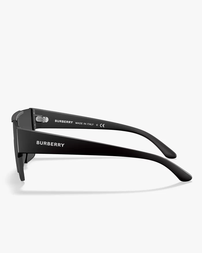 Burberry BE4291 Matte Black Male Sunglasses In Grey - Image 3