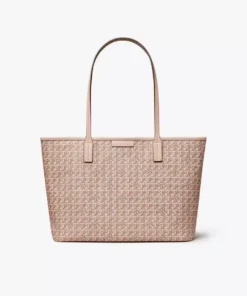 Tory Burch Small Ever-Ready Zip Tote, Winter Peach
