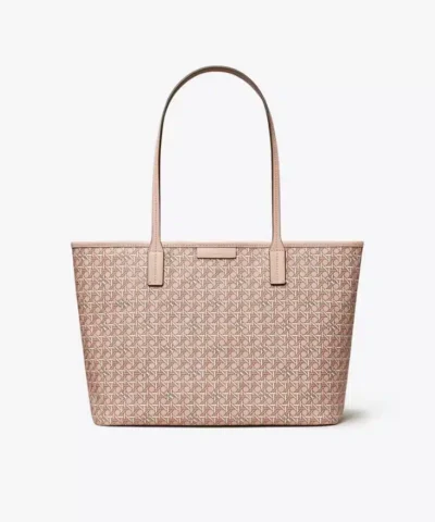 Tory Burch Small Ever-Ready Zip Tote, Winter Peach