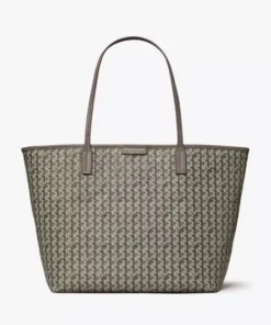 Tory Burch Ever-Ready Zip Tote, Zinc