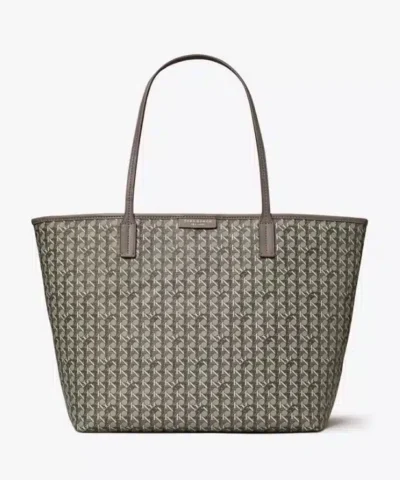 Tory Burch Ever-Ready Zip Tote, Zinc