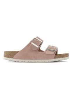 Birkenstock Arizona Soft Footbed Suede Leather Slides