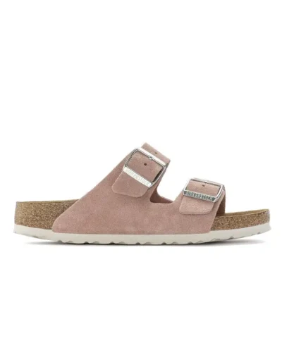 Birkenstock Arizona Soft Footbed Suede Leather Slides