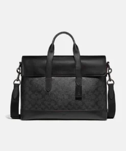 Coach Hamilton Portfolio Brief In Signature Canvas