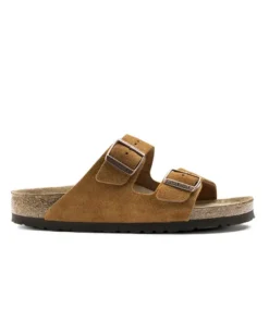 Birkenstock Arizona Soft Footbed Suede Leather Slides