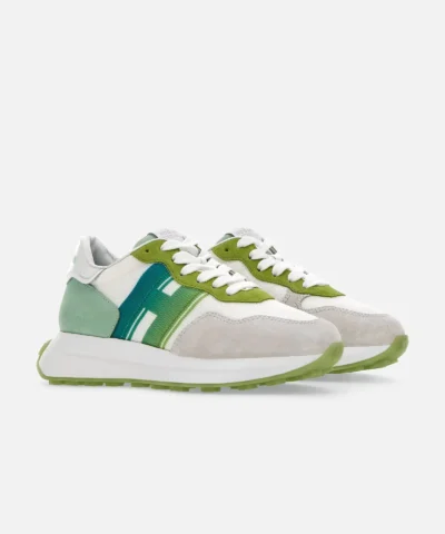 Alternative view of Hogan Sneakers Hogan H641 Green White Grey