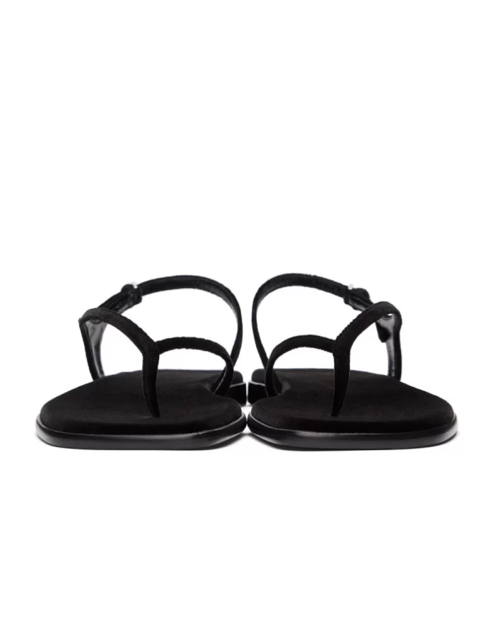 The Row Constance Leather Flat Slingback Sandals - Image 7