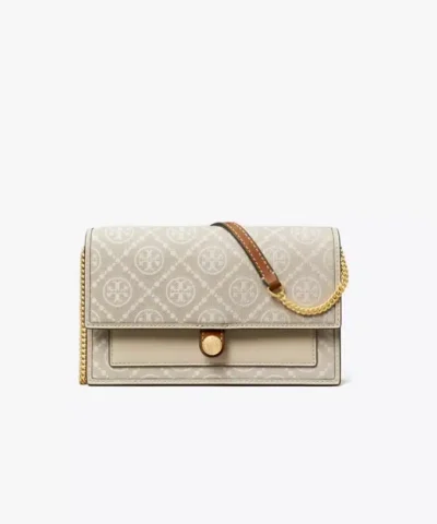 Alternative view of Tory Burch T Monogram Jacquard Chain Wallet