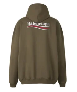 Alternative view of Balenciaga Logo Embroidered Hoodie