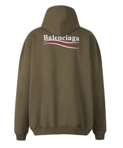 Alternative view of Balenciaga Logo Embroidered Hoodie