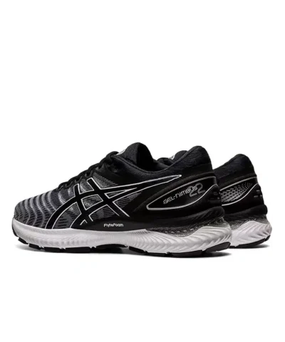Alternative view of Asics Gel Nimbus 22 Men's Black-White Running Shoes