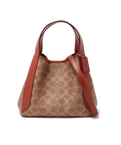 Coach Hadley Hobo 21 Signature In Taupe