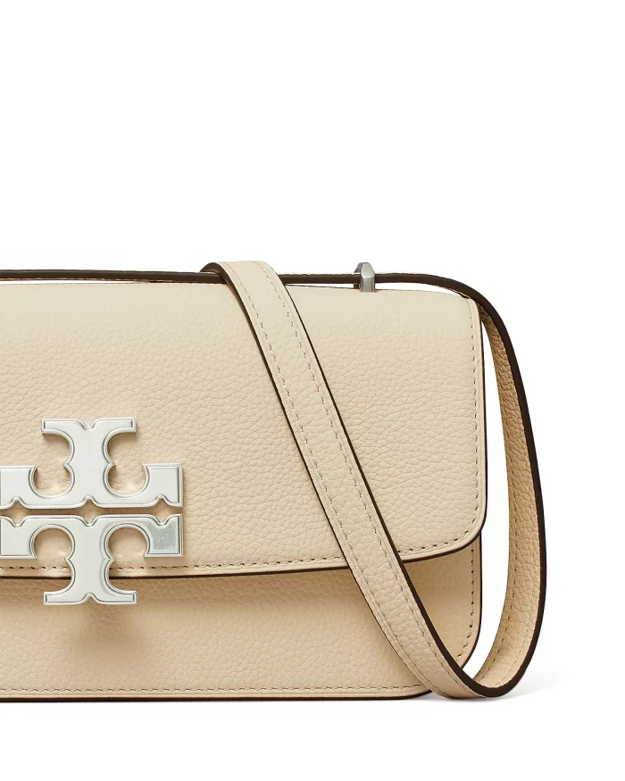 Tory Burch Small Eleanor Pebbled Rectangular Bag - Image 4