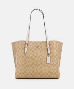 Coach Mollie Tote In Signature Canvas