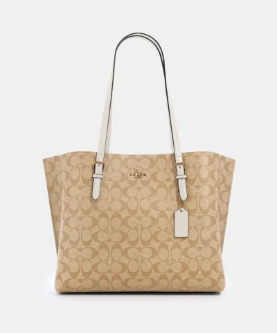 Coach Mollie Tote In Signature Canvas