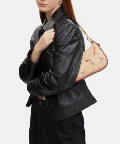 Alternative view of Coach Teri Shoulder Bag In Signature Canvas With Heart And Star Print