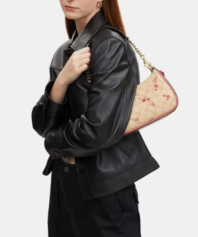 Alternative view of Coach Teri Shoulder Bag In Signature Canvas With Heart And Star Print