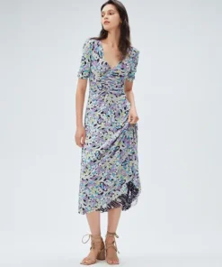 DVF Koren Reversible Mesh Dress