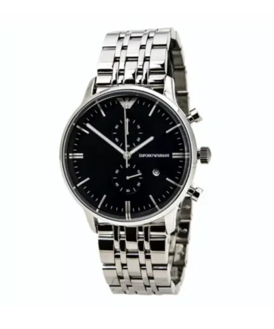 Alternative view of Emporio Armani Men's Two-Hand Stainless Steel Watch
