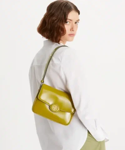 Alternative view of Tory Burch Robinson Spazzolato Convertible Shoulder Bag Island Palm