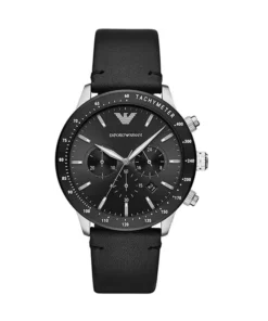 Emporio Armani Mario Chronograph Quartz Black Dial Men's Watch