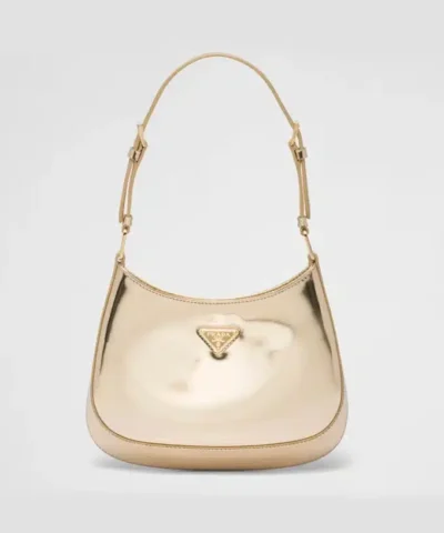Prada Cleo Brushed Leather Shoulder Bag