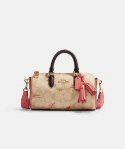 Coach Lacey Crossbody In Signature Canvas With Heart And Star Print
