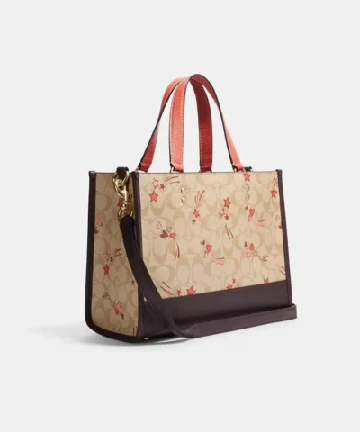 Alternative view of Coach Dempsey Carryall In Signature Canvas With Heart And Star Print