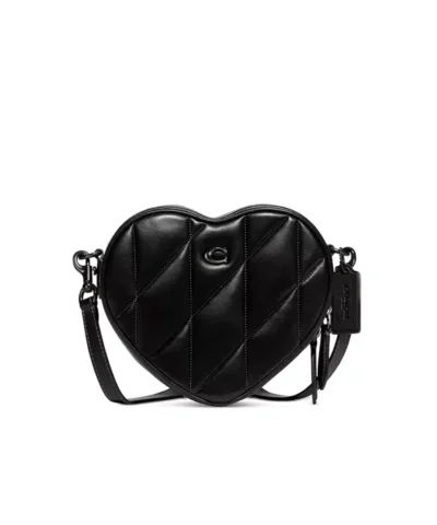 Coach Quilted Leather Heart Crossbody