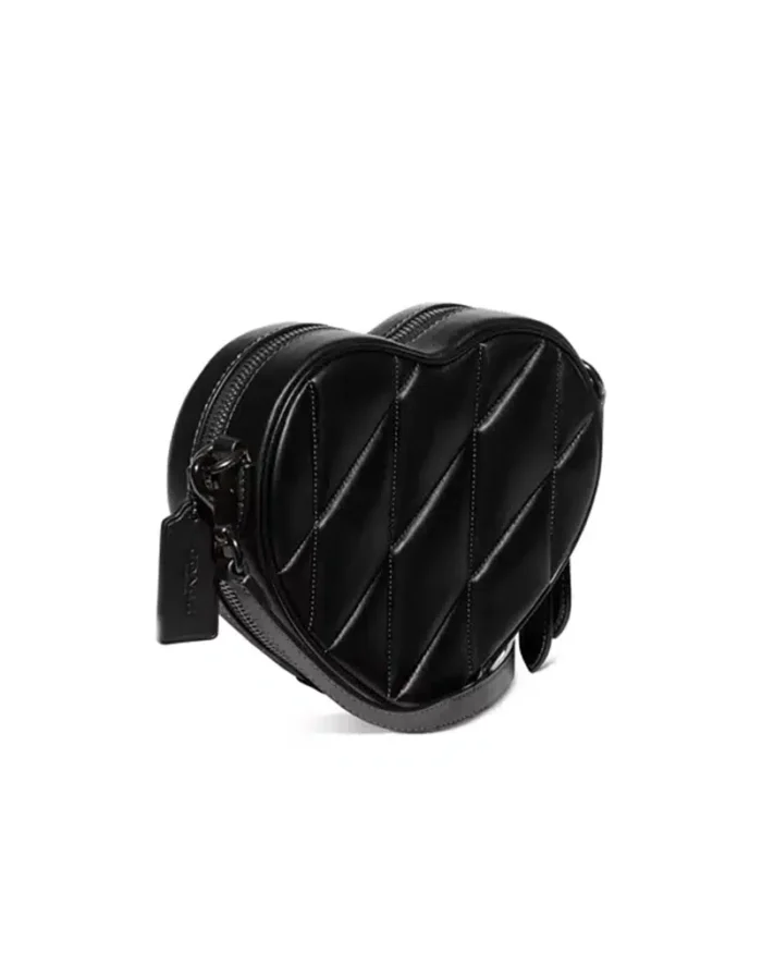 Coach Quilted Leather Heart Crossbody - Image 2